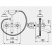 Смеситель для ванны PANTA Royal PT639020BGM оружейная сталь