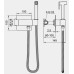 Гигиенический душ PANTA Thermostatic PT819903BN сатин